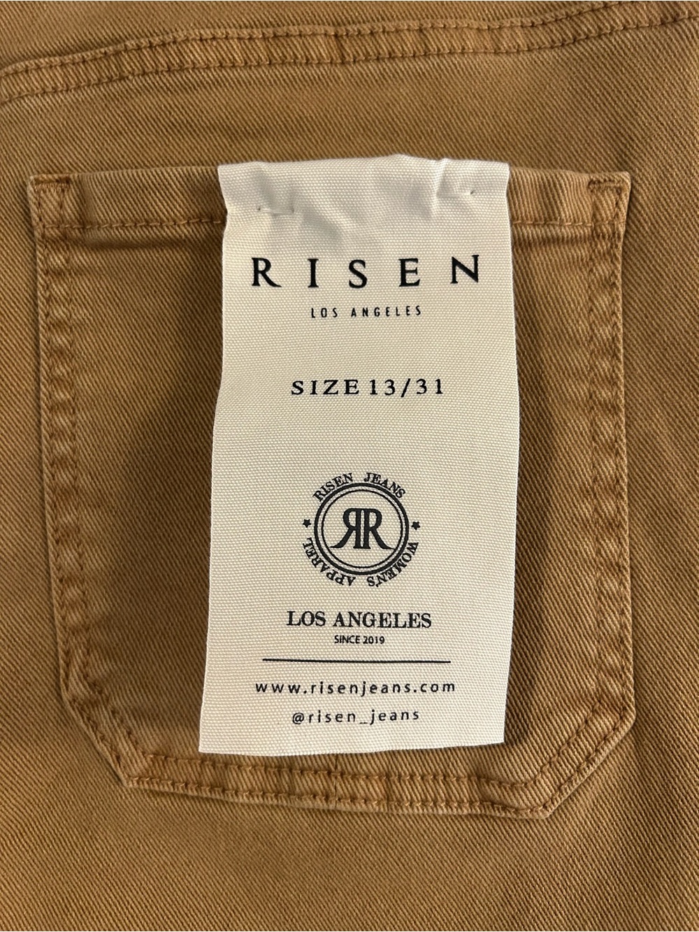 Women’s Risen brand Cargo Pants in Cocoa - Classic Workwear Style - Picture 5 of 9